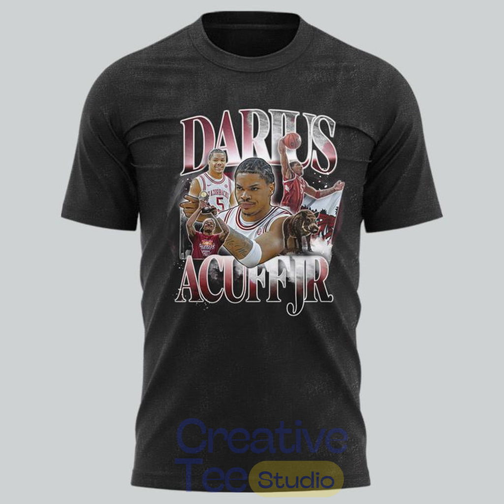 Darius Acuff Jr. Arkansas Razorbacks T-Shirt