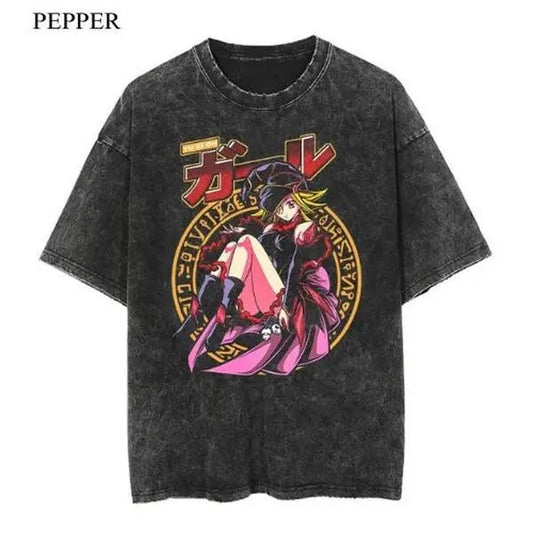 Dark Magician Girl Vintage T-Shirt, Anime Manga Unisex T-Shirt, Gift For Him Comfort Top