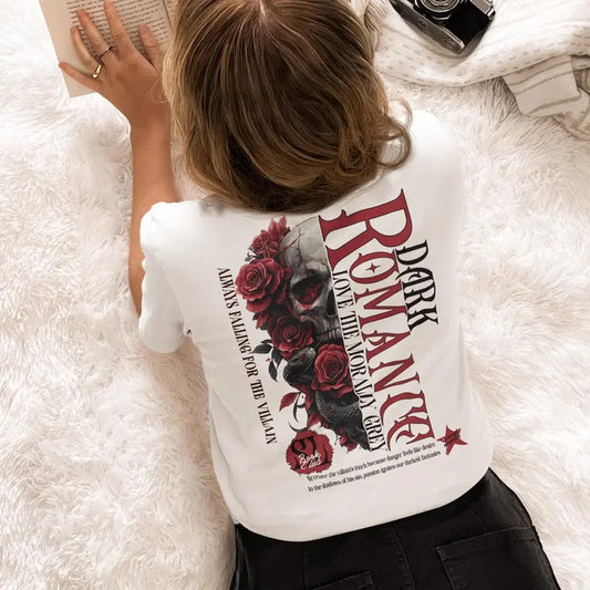 Dark Romance T-Shirt, Morally Grey Sweatshirt, Booktok Merch, Bookish Merch, Smut T Shirt, Romantasy Shirt, Enemies To Lovers, Booklover Gifts, Stfuattdlagg Unisex Soft Comfort Crewneck Short Sleeves Graphic Fabric Tee