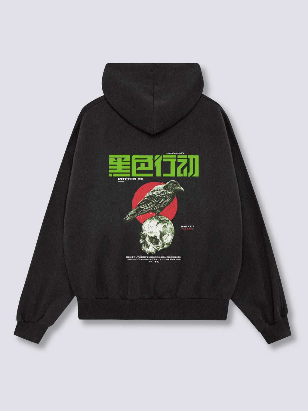Dark Crow Back Hoodie T-Shirts, Sweatshirt | CoreVibeTees.com (Image 1)
