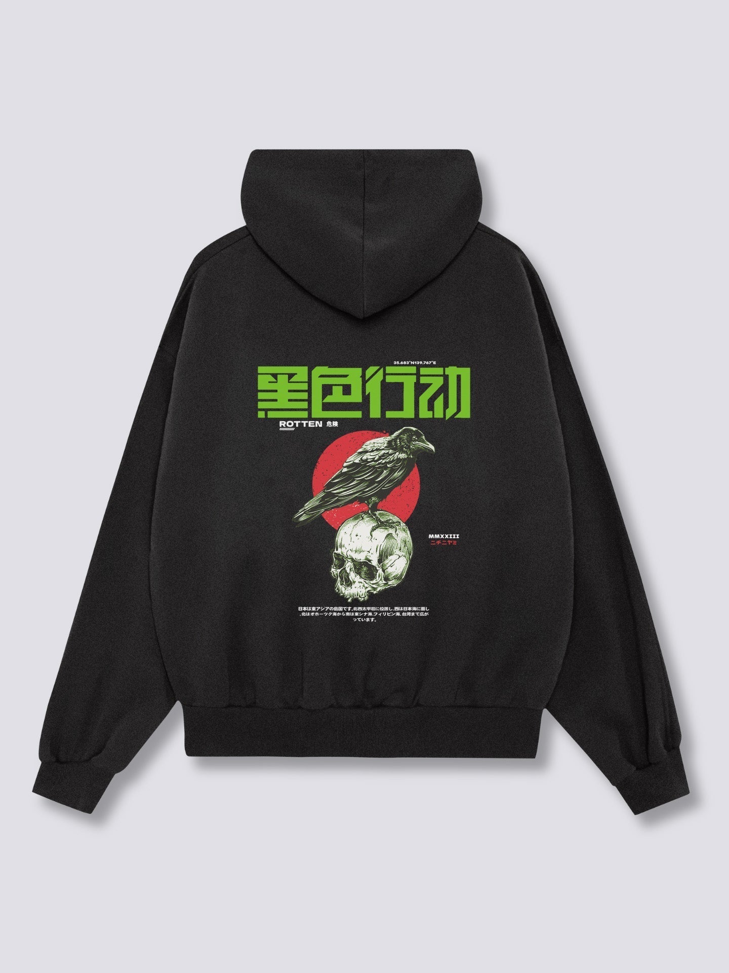 Dark Crow Back Hoodie T-Shirts, Sweatshirt | CoreVibeTees.com (Image 1)