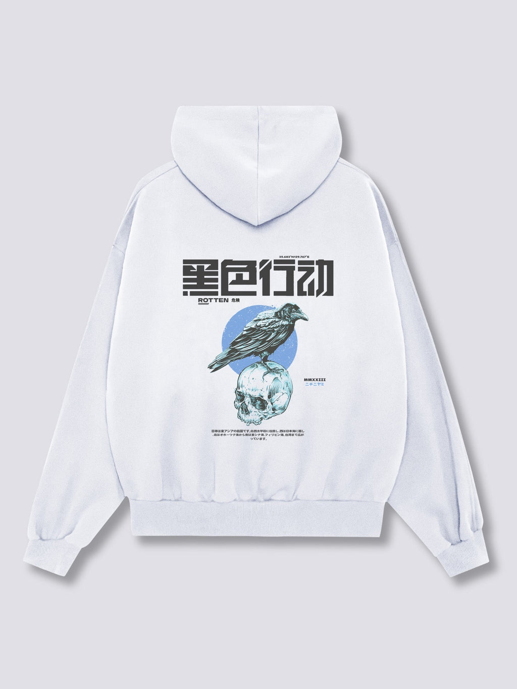 Dark Crow Back Hoodie T-Shirts, Sweatshirt | CoreVibeTees.com (Image 3)