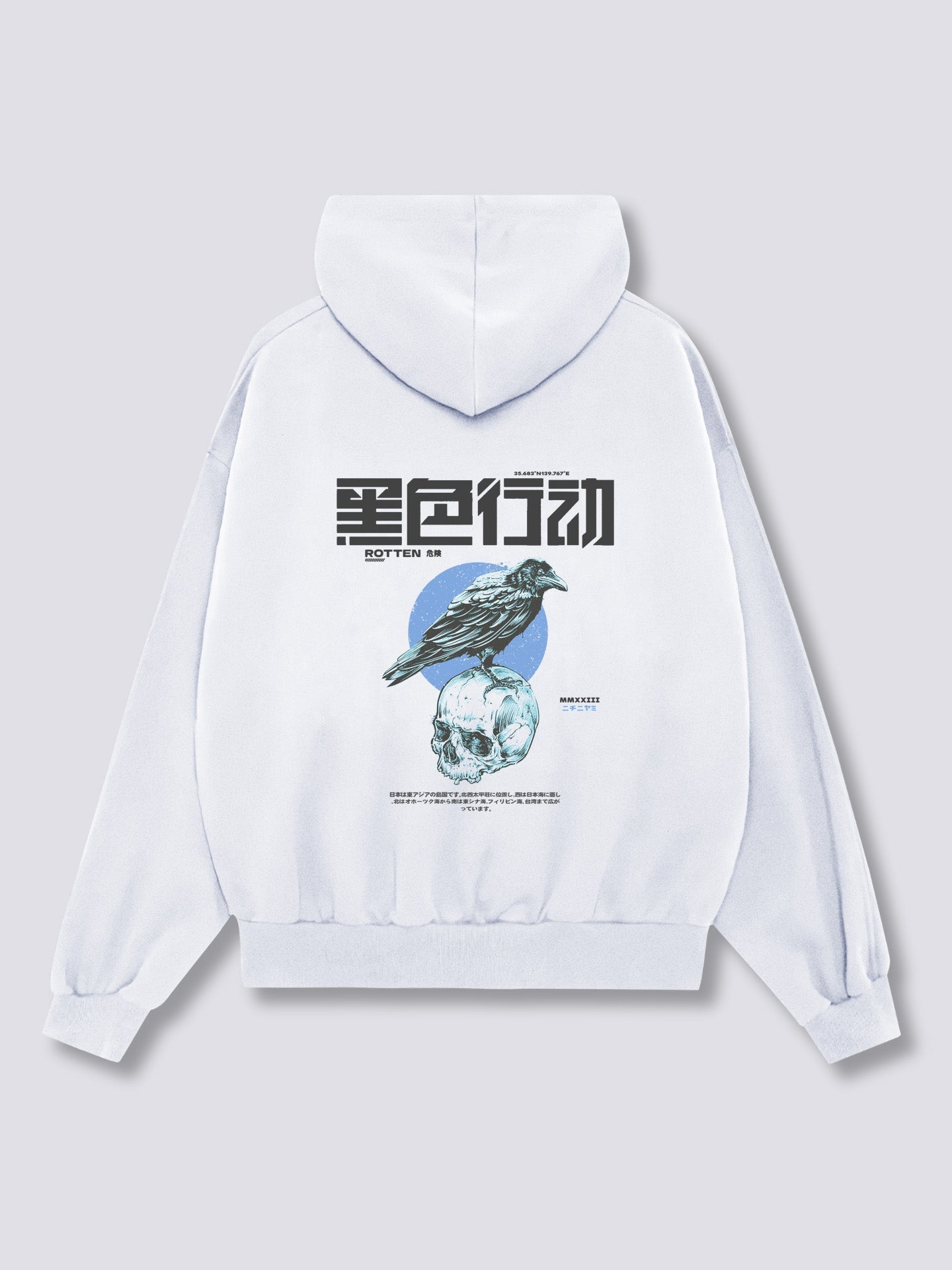 Dark Crow Back Hoodie T-Shirts, Sweatshirt | CoreVibeTees.com (Image 3)