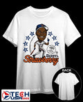 Darryl Strawberry New York Mets superstar caricature shirt