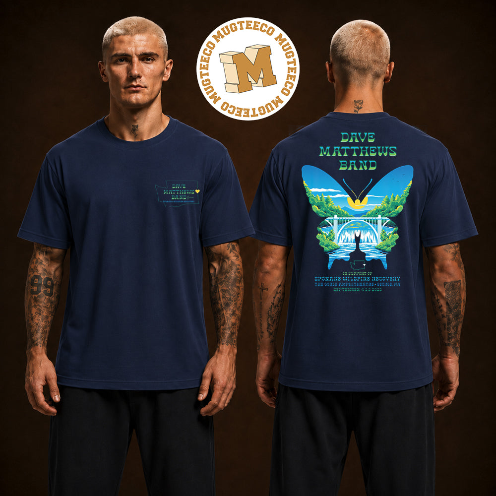 Dave Matthews Band George WA 2026 Event Tee At The Gorge Amphitheatre On September 4 5 And 6 2026 Two Sided Unisex T Shirt