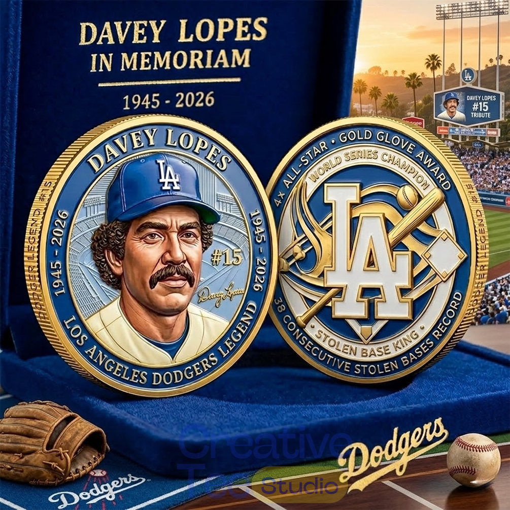 Davey Lopes Los Angeles Dodgers In Memoriam Coin 2026