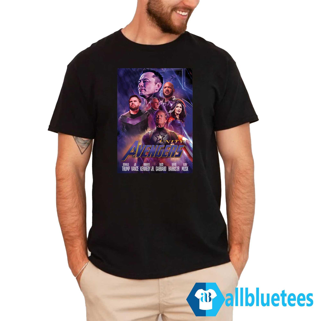 David J Harris Jr Trump Vance Musk Unity Avenger Shirt