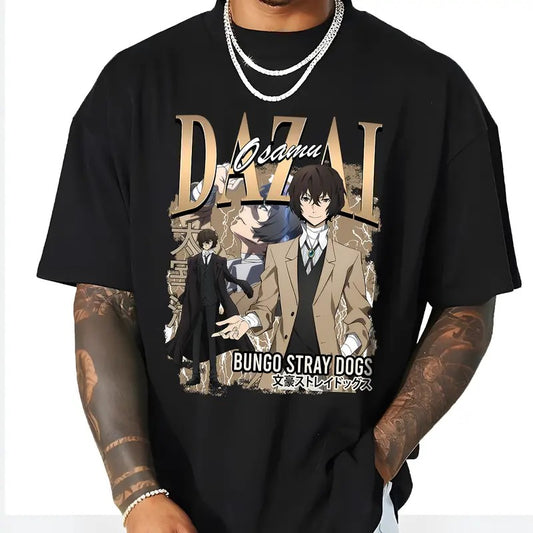 Dazai Osamu Shirt, Character from Bungo Stray Dogs t-shirt, Anime Character Shirt, Anime gift shirt, Birthday gift, Anime lover gift