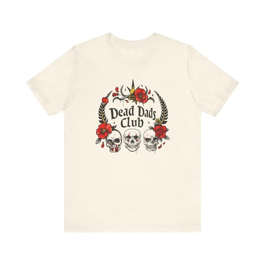 Dead Dads Club Shirt, Dark Humor Daddy Issues Retro Tee, Aesthetic Funny Womens Apparel, Vintage Style Grundgy Cute Skulls T-Shirt
