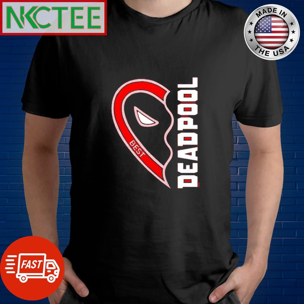 Deadpool Best pendant half heart shirt