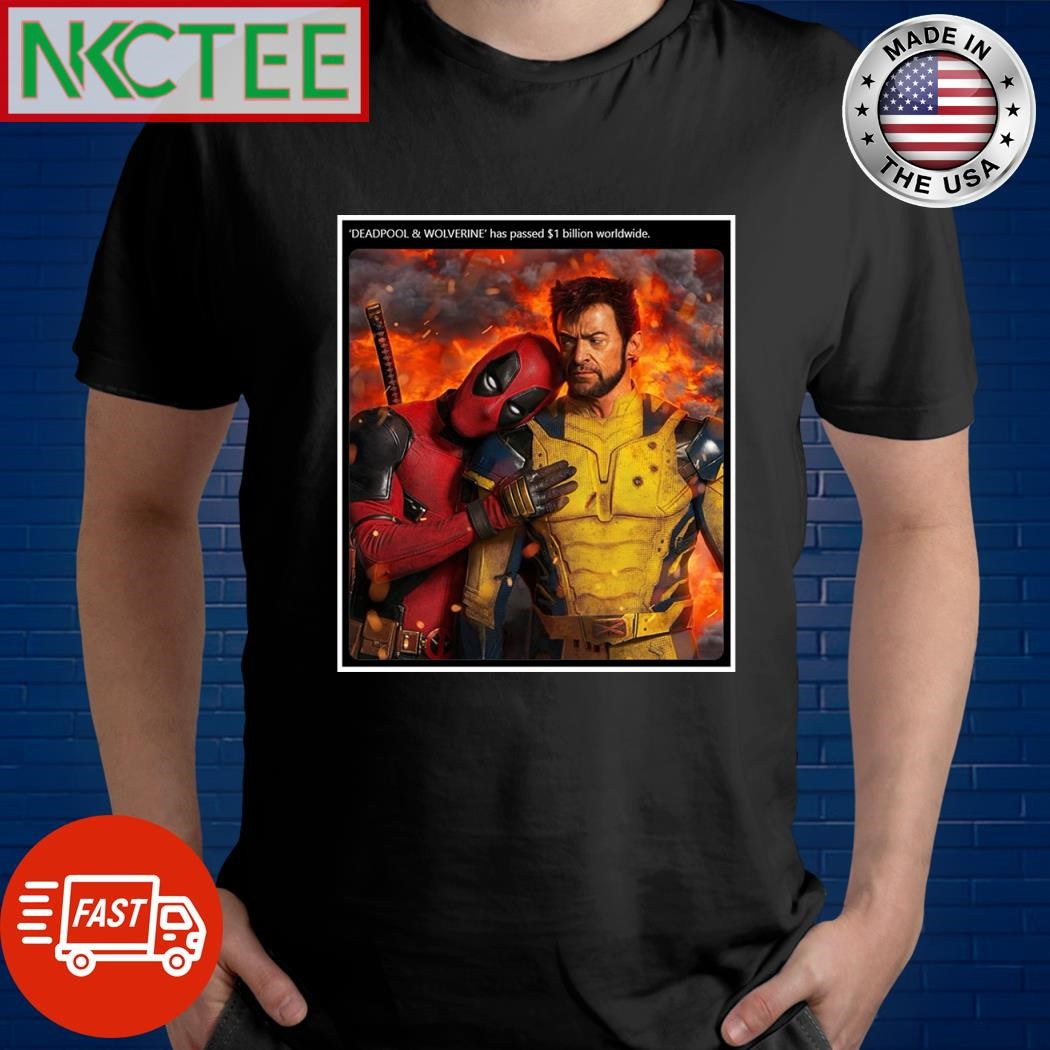 Deadpool and Wolverine has passed $1 billion worldwide shirt