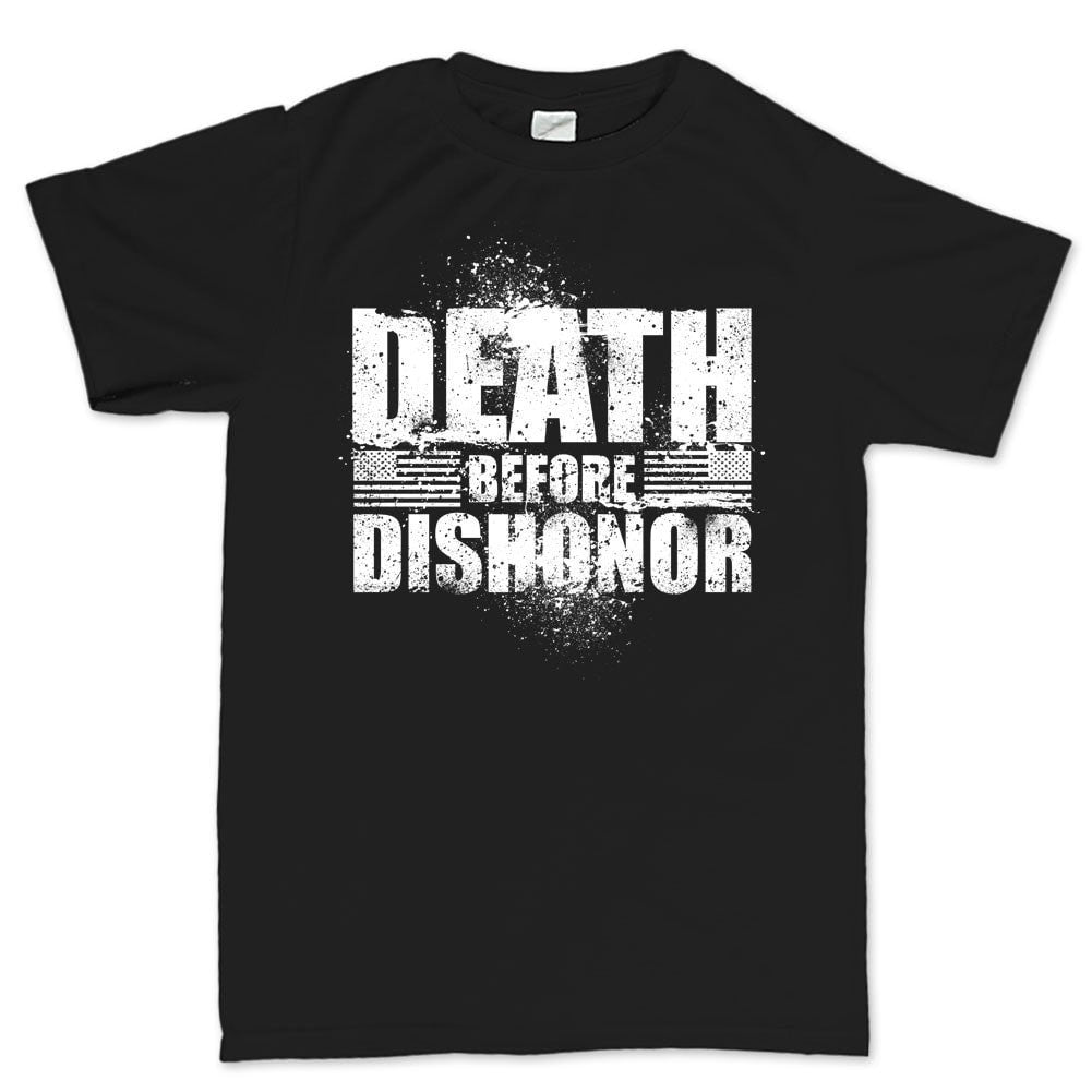 Men's Death Before Dishonor T-shirt Style001 Hoodie, Sweatshirt | CoreVibeTees.com (Image 1)