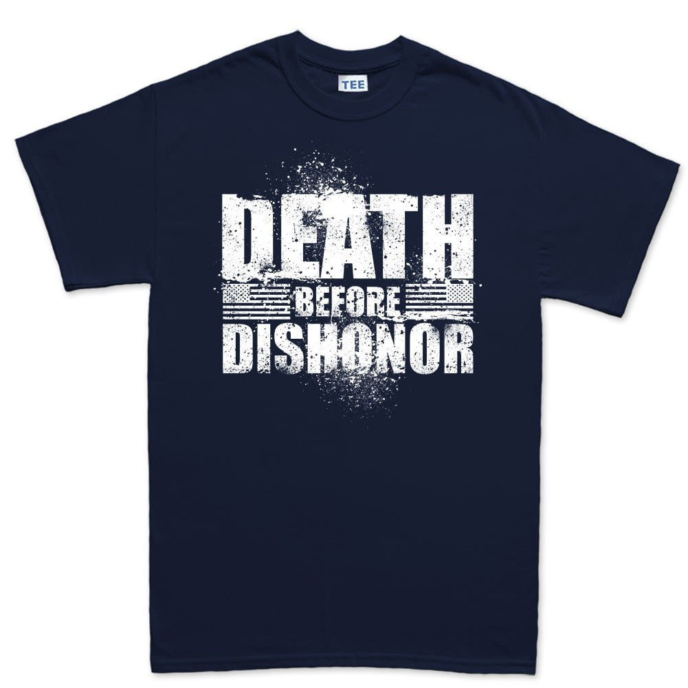 Men's Death Before Dishonor T-shirt Style001 Hoodie, Sweatshirt | CoreVibeTees.com (Image 3)
