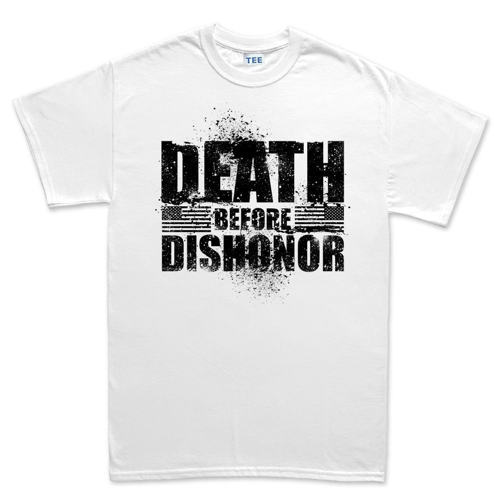 Men's Death Before Dishonor T-shirt Style001 Hoodie, Sweatshirt | CoreVibeTees.com (Image 2)