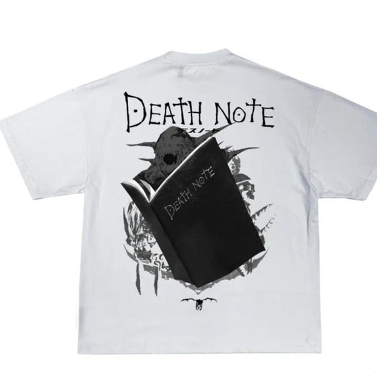 Death Note Akuma White T-Shirt Anime Merch Vintage Tee Menswear Sweatshirt, Hoodie, Comfort Colors
