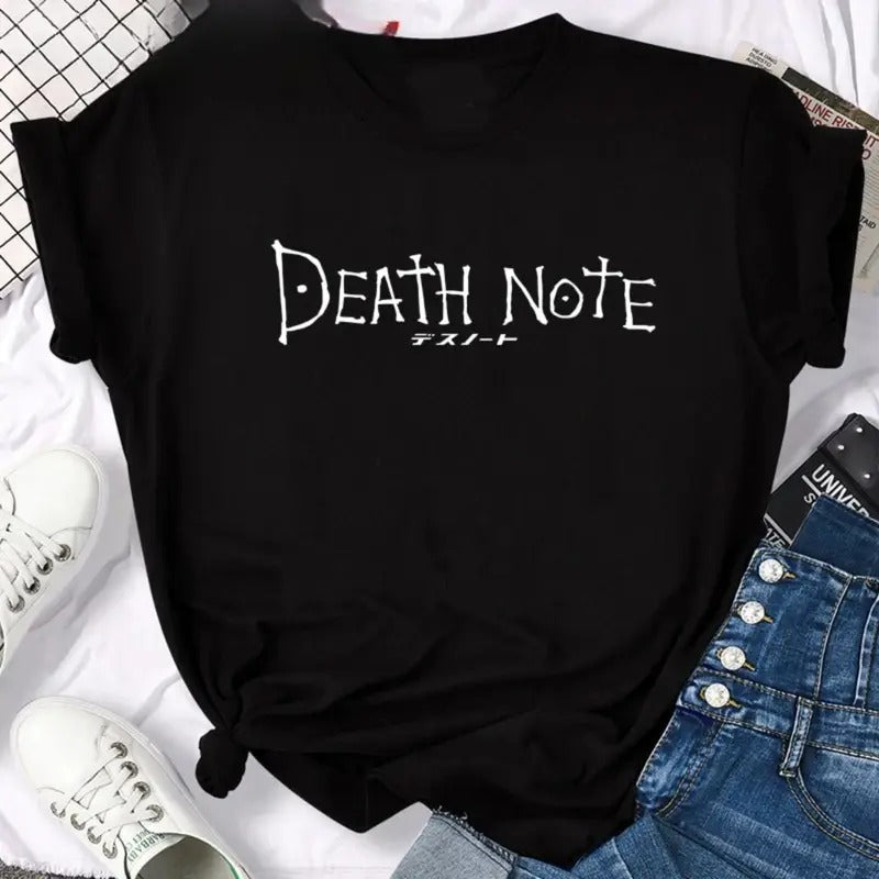 Death Note Black Graphic T Shirt, Death Note Shirt, Anime Shirt, Graphic Tee, T-shirt For Men Top Menswear Womenswear