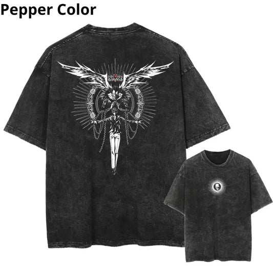 Death Note Light God of the New World T Shirt, Death Note Shirt, Anime Shirt, Graphic Tee, T-shirt For Men Top Menswear Womenswear