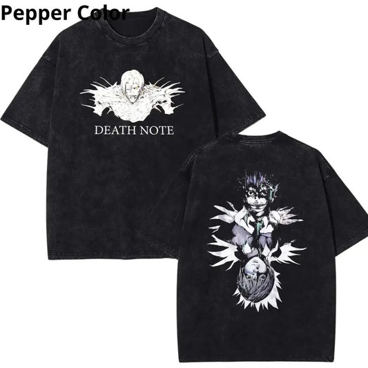 Death Note Shinigami Duo T - Shirt, Death Note Shirt, Anime Shirt, Graphic Tee, T-shirt For Men Top Menswear Womenswear