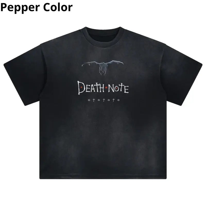 Death Note Subtle Shinigami T - Shirt, Death Note Shirt, Anime Shirt, Graphic Tee, T-shirt For Men Top Menswear Womenswear