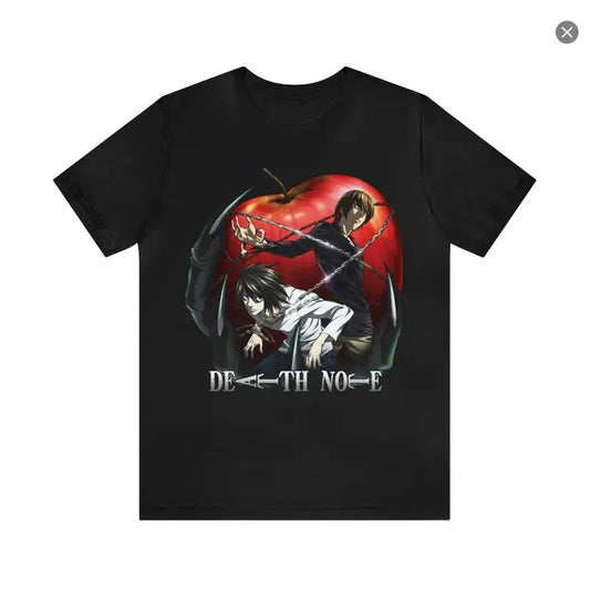 Death Note T-Shirt, Death Note Unisex Short Sleeve Tee ,y2k anime shirt