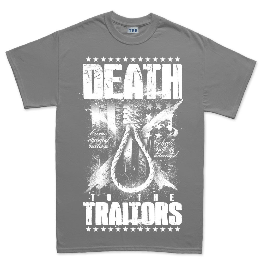 Men's Death To Traitors T-shirt Style001 Hoodie, Sweatshirt | CoreVibeTees.com (Image 5)