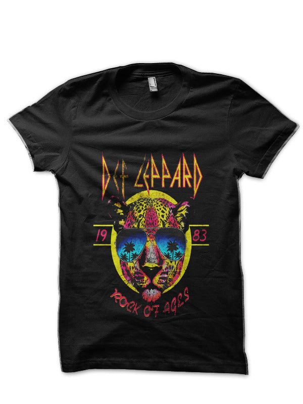 Def Leppard Black T-Shirt Style003 Hoodie, Sweatshirt | CoreVibeTees.com