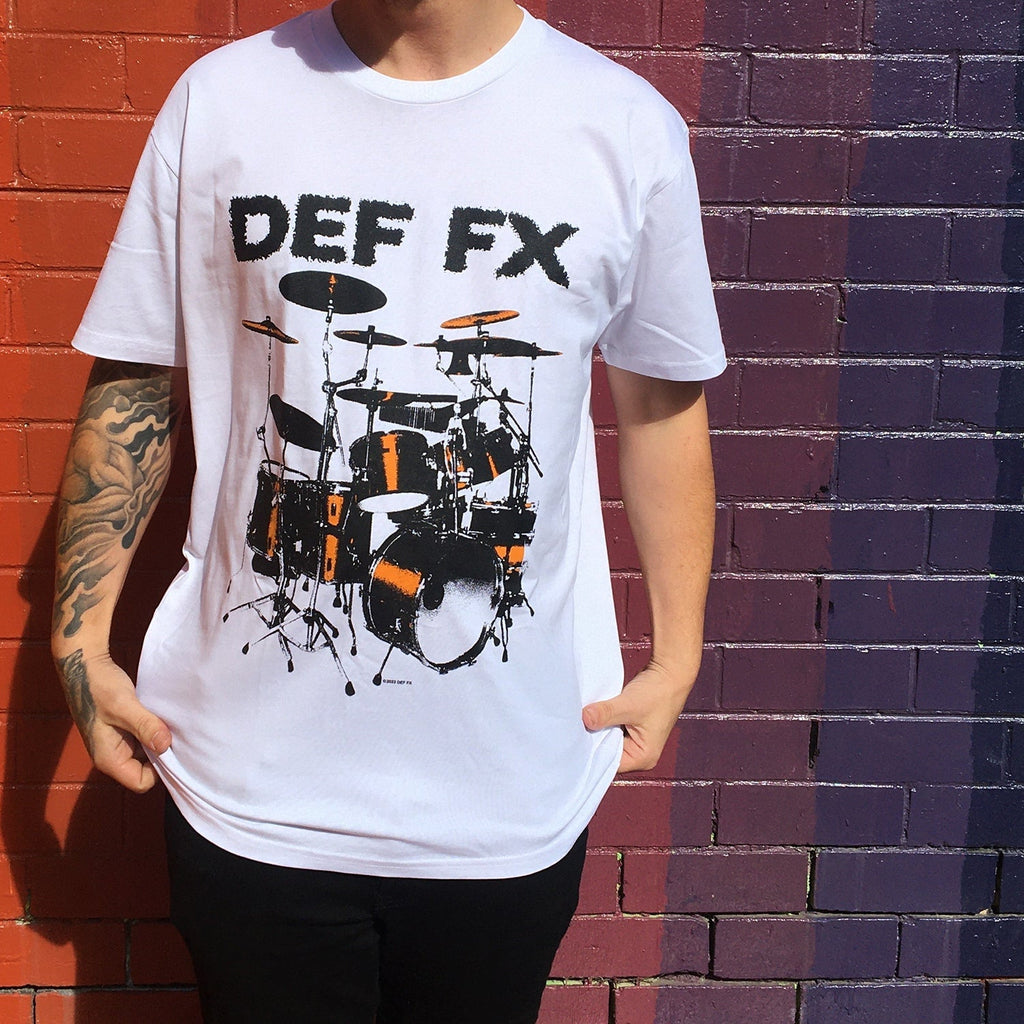 Whereâ€™s Ya Fuckin' Drummer? T-Shirt (White) Hoodie, Sweatshirt | CoreVibeTees.com (Image 2)