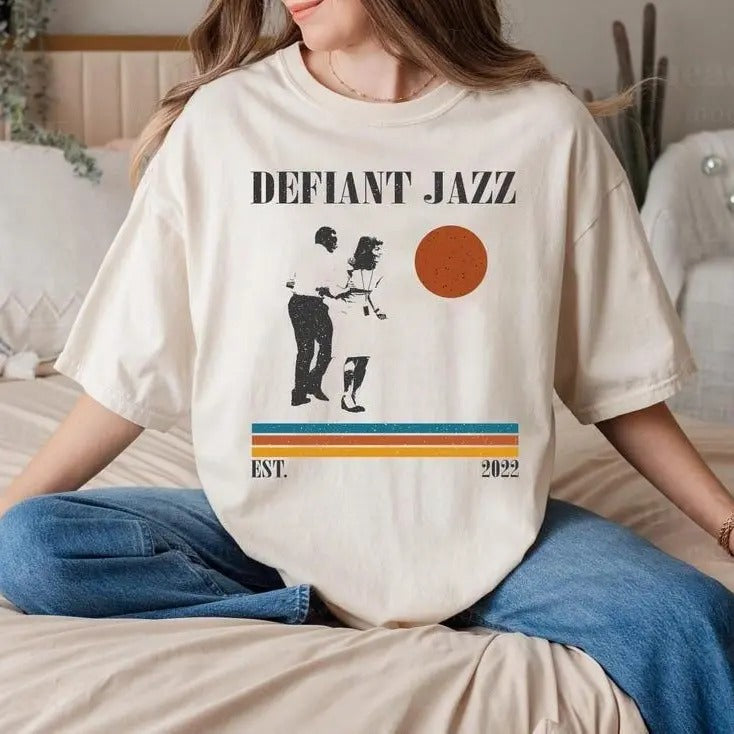 Defiant Jazz Shirt - Severance TV Show T-Shirt, Retro 90s Vintage Tee Hoodie, Sweatshirt | CoreVibeTees.com