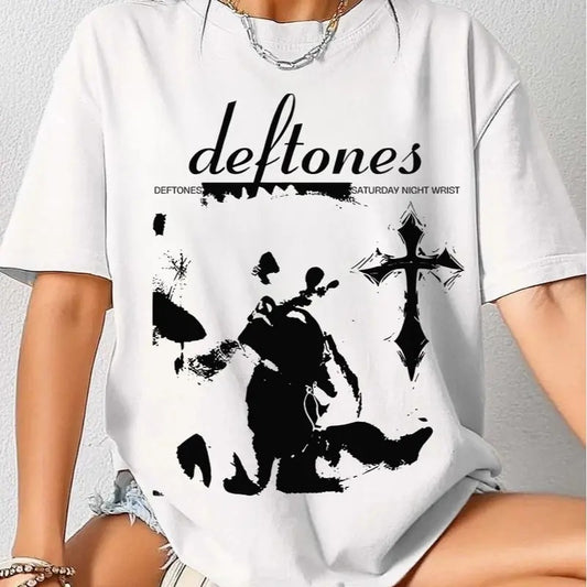 Deftones Adrenaline Cotton shirt, Deftones Short Sleeve Shirt, Deftones Around The Fur Cat Band T-Shirt, Deftones Tour Rock Band T-Shirt, Diamond Eyes Album Tee, Rock Music Band Shirt Menswear Top, Gift for men and women unisex t-shirt