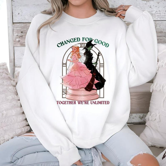 Defy Gravity Wicked Sweatshirt, Perfect for Musical Enthusiasts