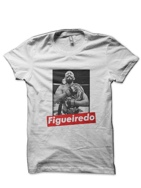 Deiveson Figueiredo White T-Shirt Hoodie, Sweatshirt | CoreVibeTees.com
