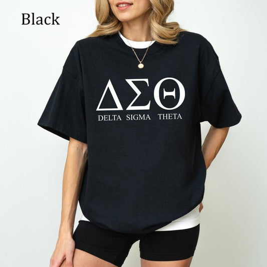 Delta Sigma Theta T-Shirt, 2025 Sorority Crossing Shirt, Greek Life Trendy Tee, Ultra Soft Cotton Tee, Everyday Casual Wear