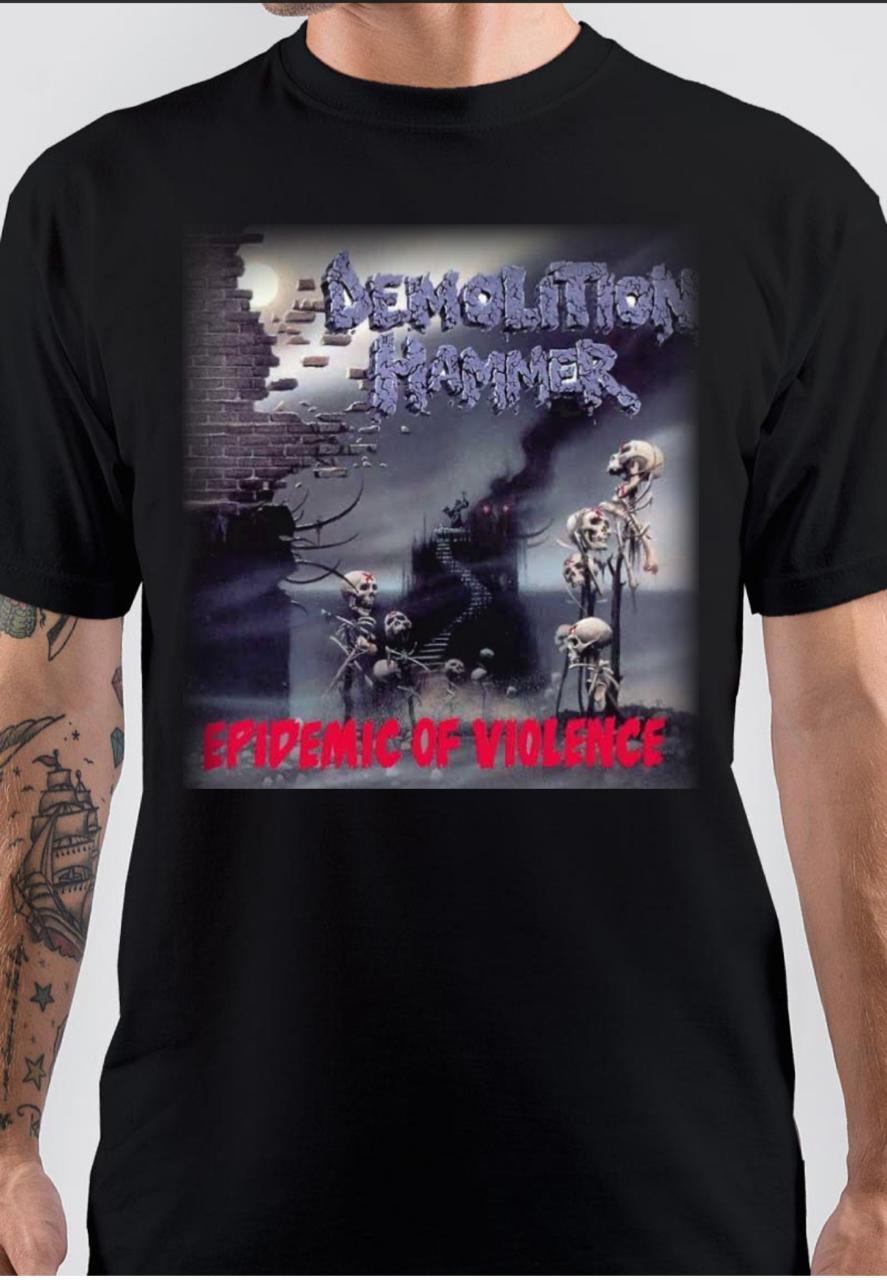 Demolition Hammer T-Shirt Style012 Hoodie, Sweatshirt | CoreVibeTees.com