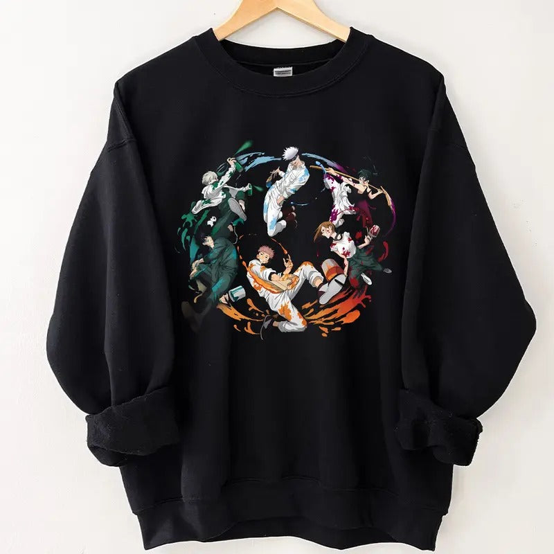 Demon Slayer Hoodie, Inosuke Hashibira Shirt, Retro Anime Sweatshirt, Rengoku Shirt, Gift For Him, Gift For Her, Unisex Shirt, Anime Gifts