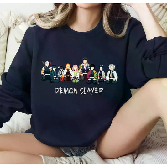 Demon Slayer Hoodie, Inosuke Hashibira Shirt, Retro Anime Sweatshirt, Rengoku Shirt, Gift For Him, Gift For Her, Unisex Shirt, Anime Giftsstyle{n002}2