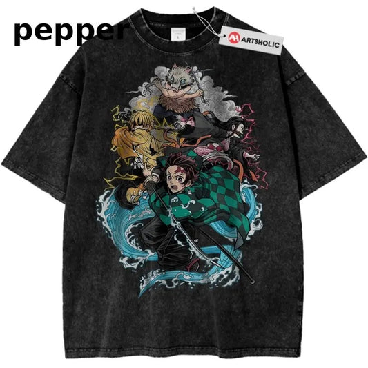 Demon Slayer Shirt, Anime Shirt, Vintage Tee