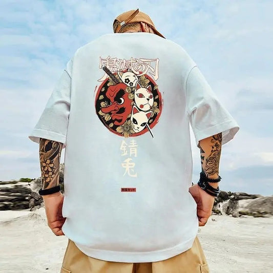 Demon Slayers Sabito Cotton Tees Unisex Anime Lovers Shirt, Graphic Anime Tee Manga Shirt Gift For Anime Fan Y2K Aesthetic Hoodie Sweatshirt Sweatshirt, Hoodie, Comfort Colors