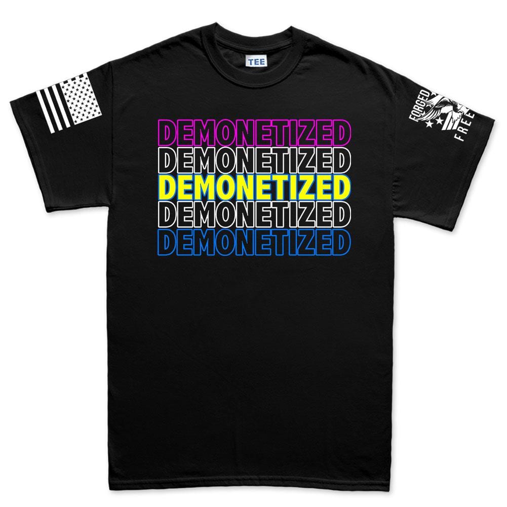Men's Demonetized T-shirt Style001 Hoodie, Sweatshirt | CoreVibeTees.com (Image 1)