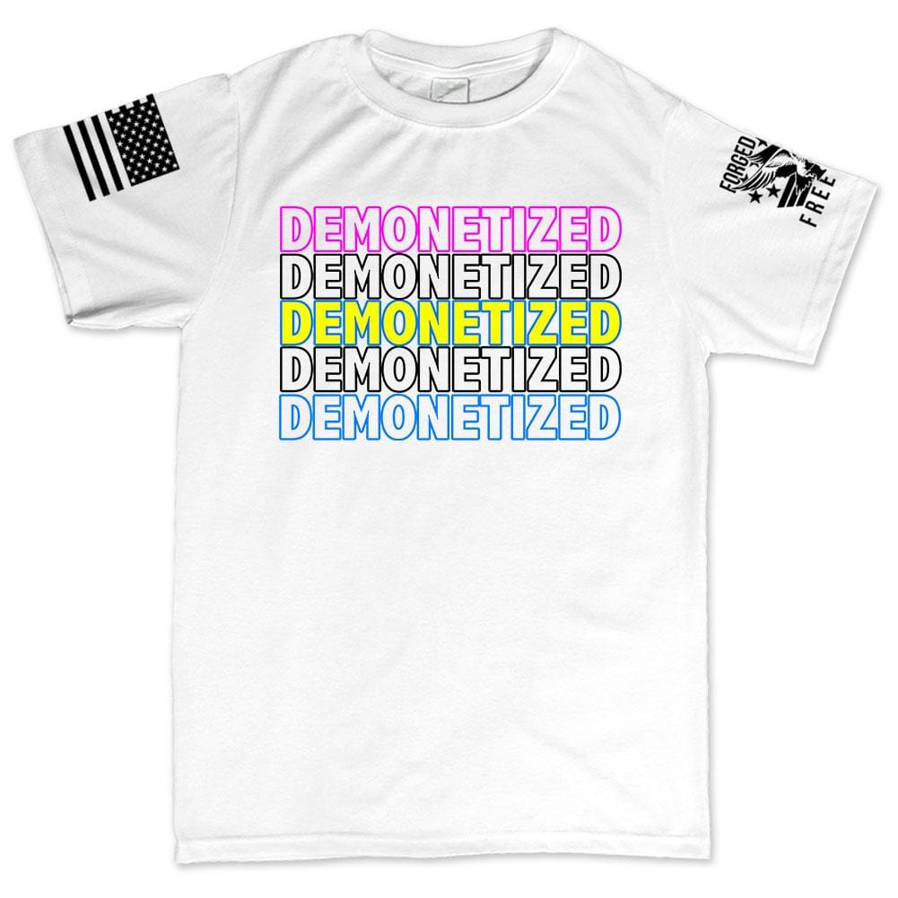 Men's Demonetized T-shirt Style001 Hoodie, Sweatshirt | CoreVibeTees.com (Image 2)