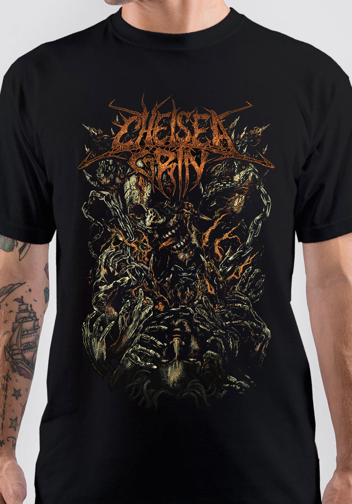 Demonguy Chelsea Grin T-Shirt Hoodie, Sweatshirt | CoreVibeTees.com