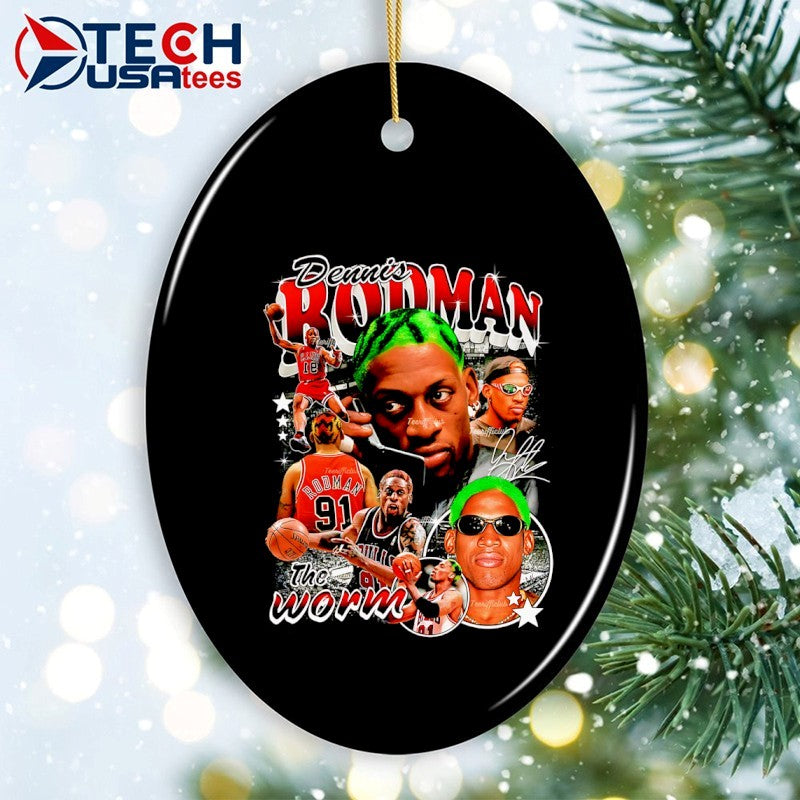 Dennis Rodman The Worm Chicago Bulls Basketball player #0 graphic shirt