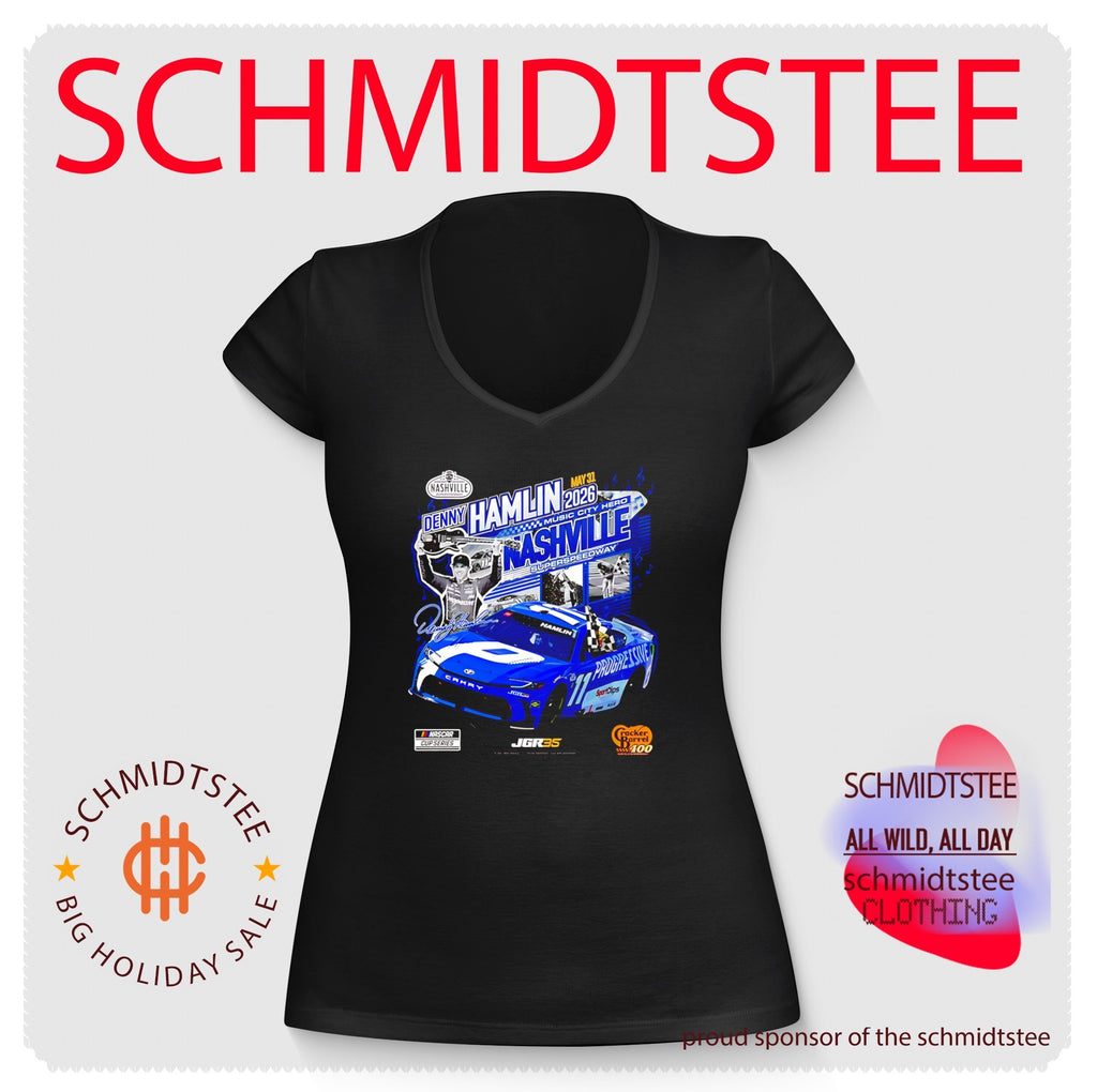 Denny Hamlin 2026 Cracker Barrel 400 Race Winner shirt
