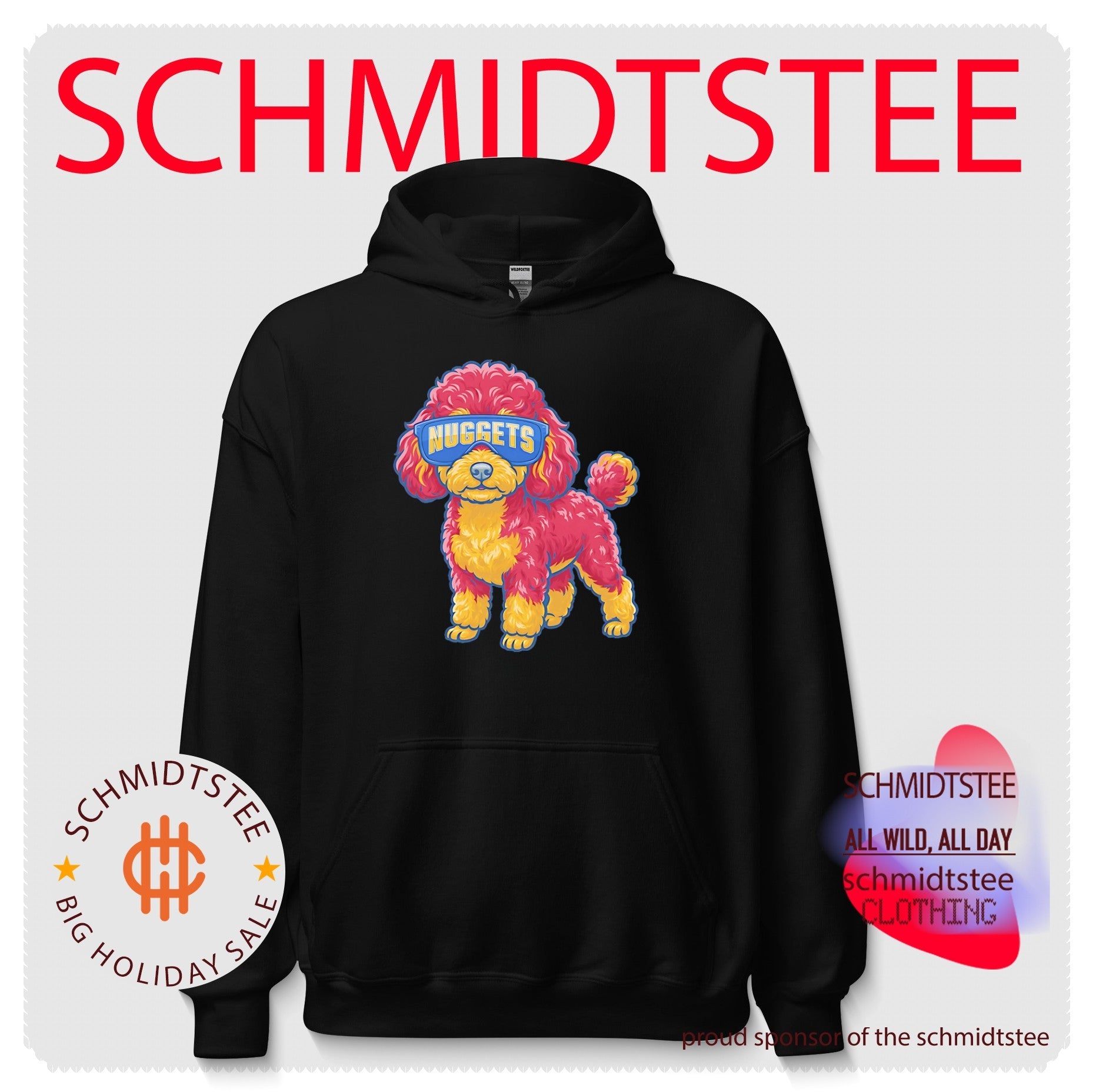 Denver Nuggets Teacup Poodle cartoon shirt