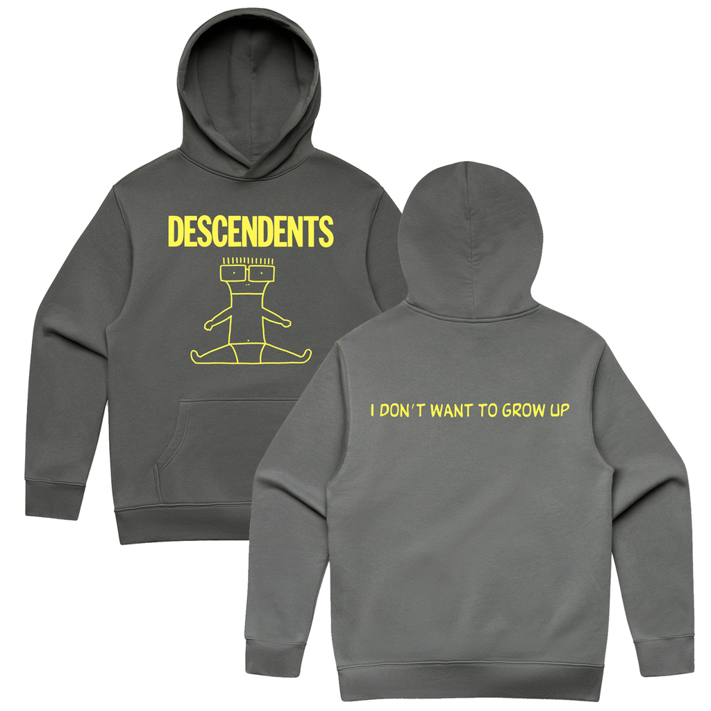 I Donâ€™t Want To Grow Up Hoodie (Shadow Grey) T-Shirts, Sweatshirt | CoreVibeTees.com (Image 1)