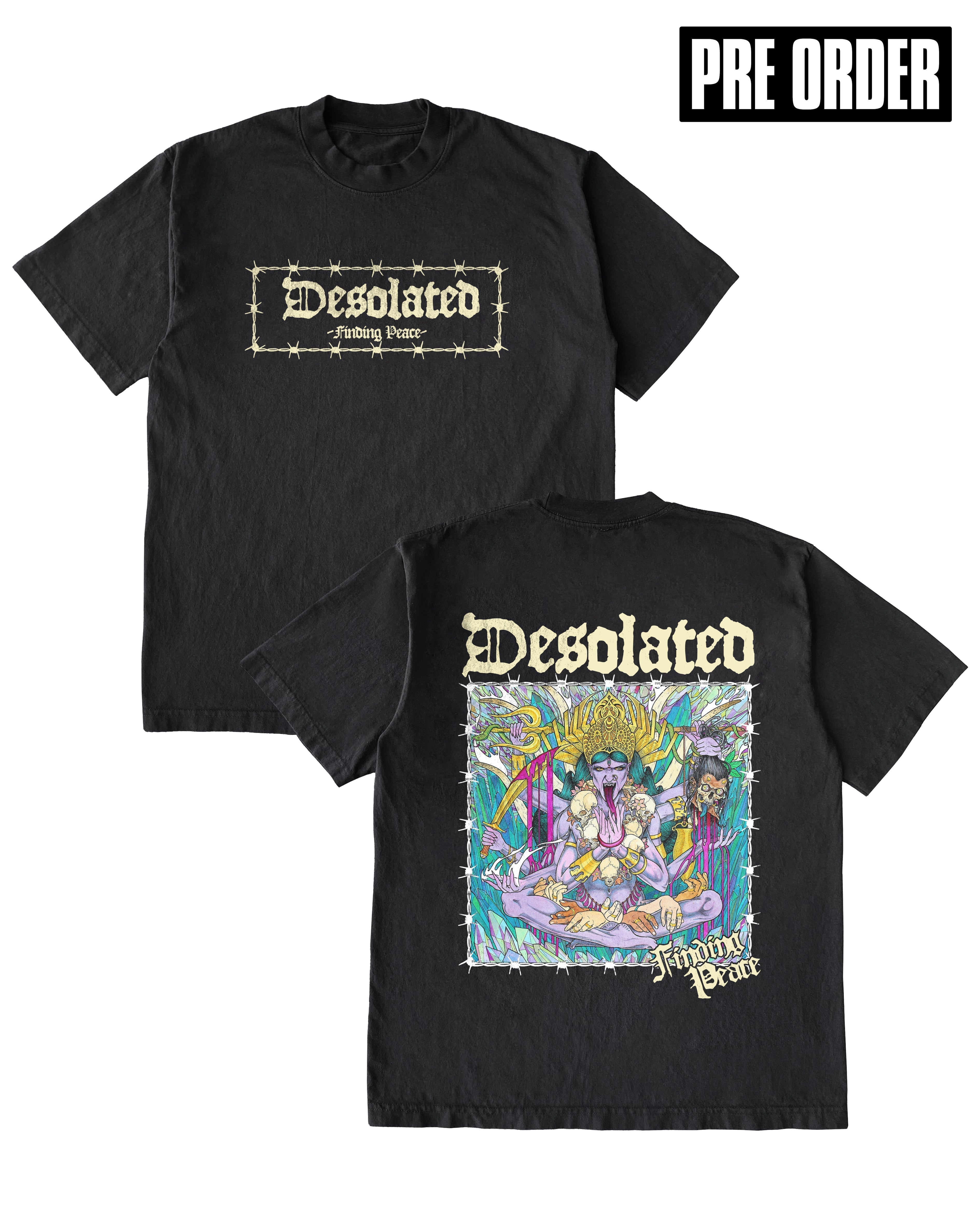 Desolated - Finding Peace T-Shirt Hoodie, Sweatshirt | CoreVibeTees.com