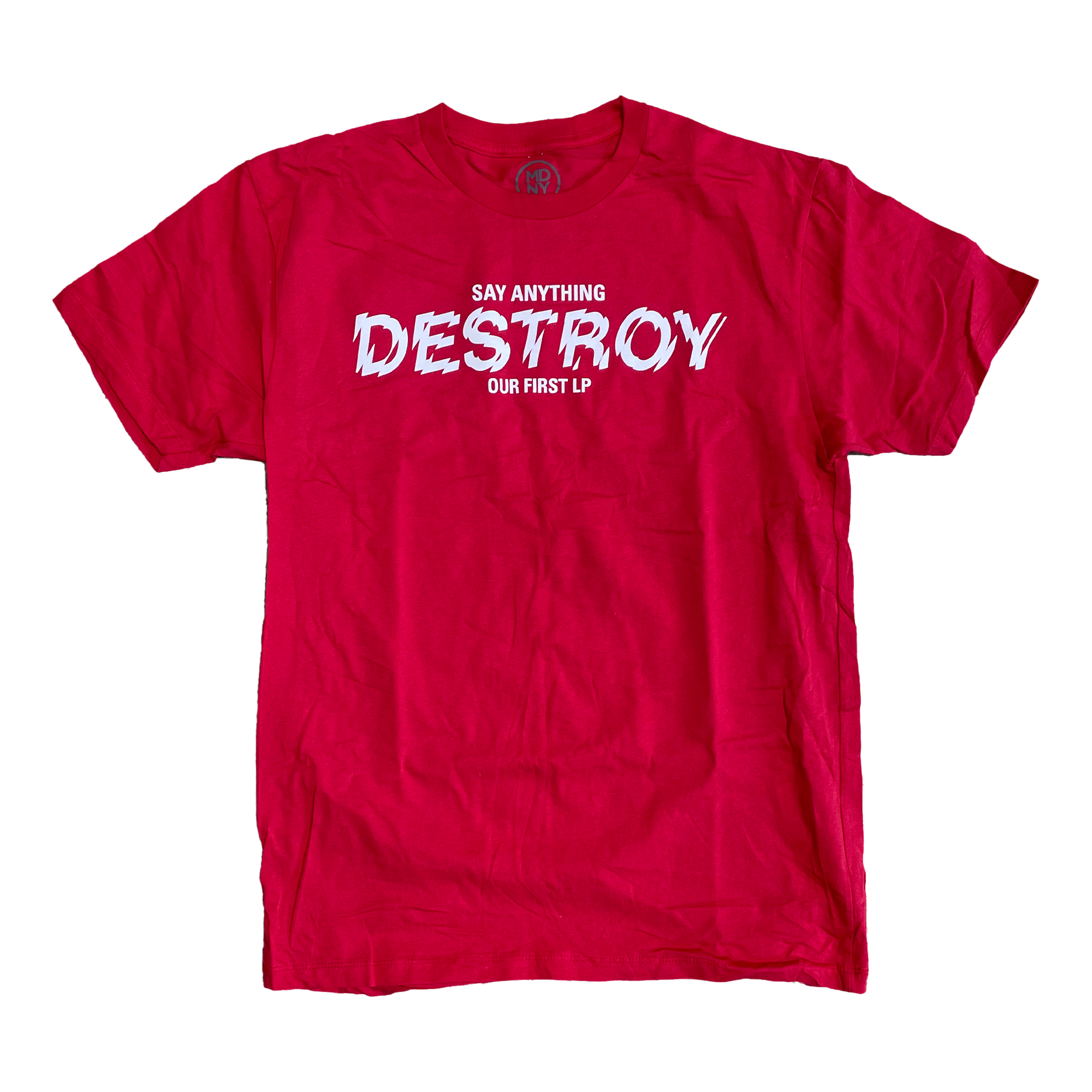 Say Anything - Destroy Shirt (Red) Hoodie, Sweatshirt | CoreVibeTees.com