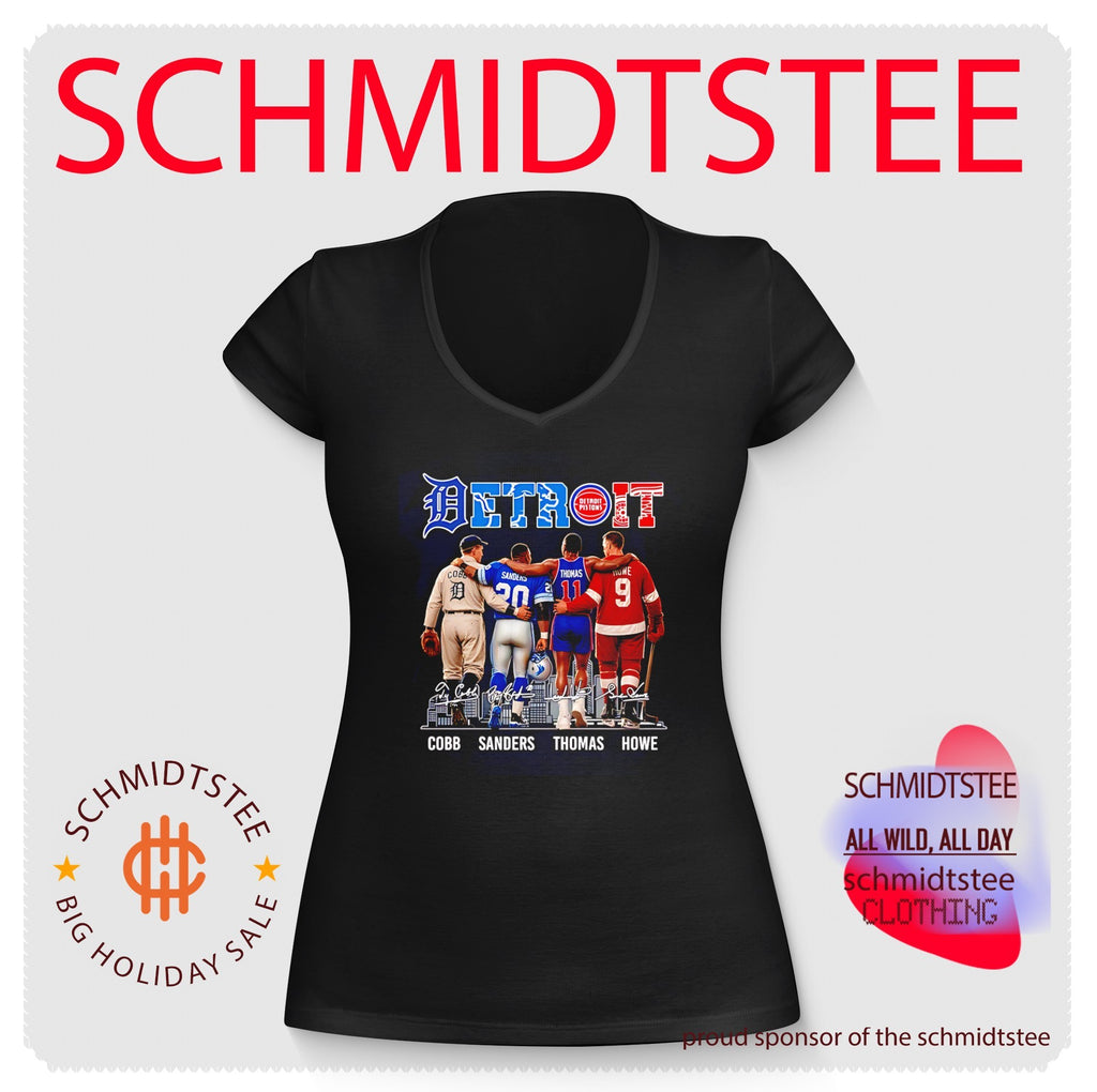Detroit Cobb Sanders Thomas Howe skyline signature shirt