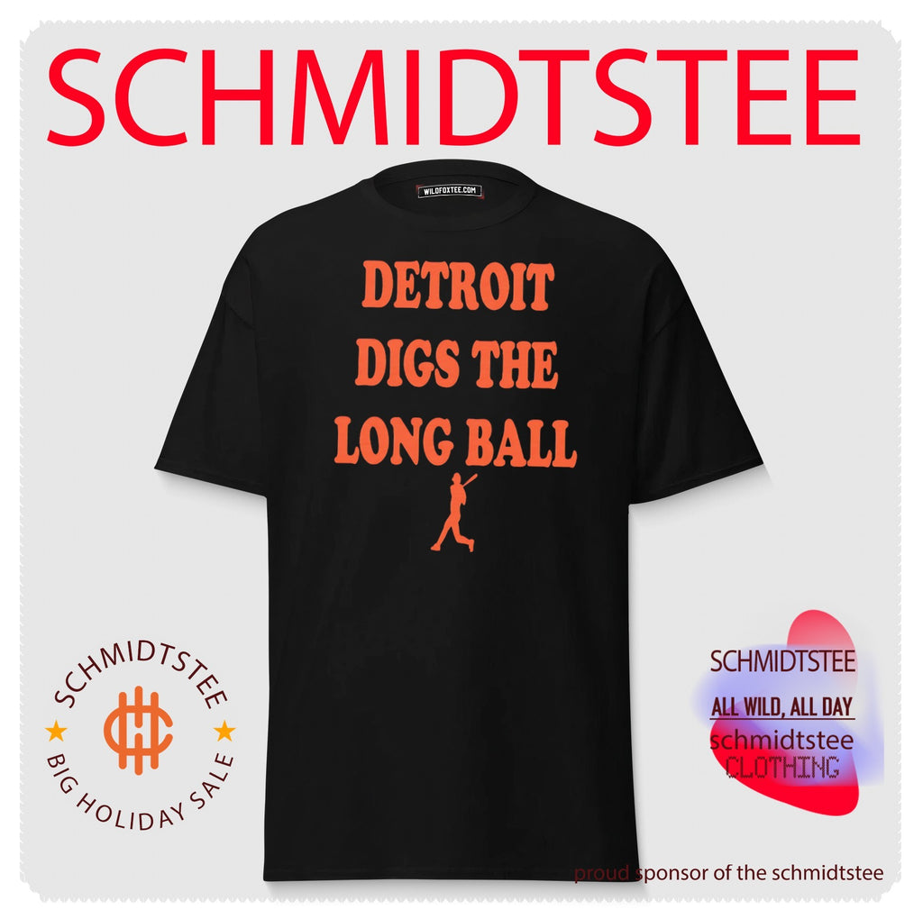 Detroit digs the long ball baseball shirt