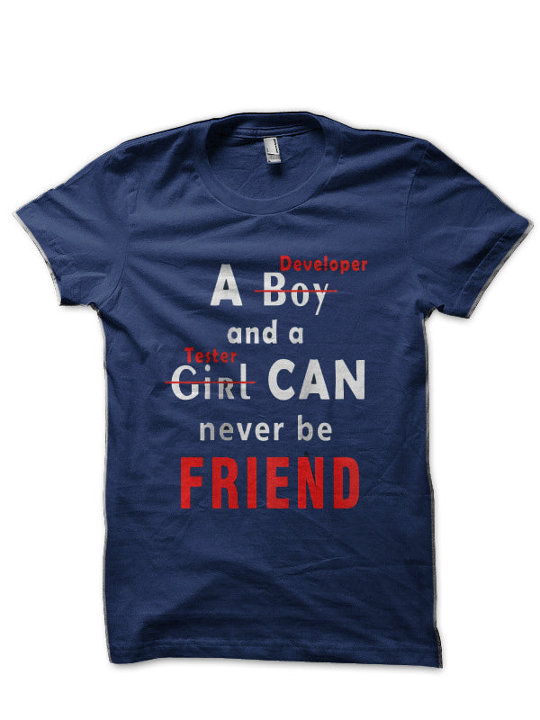 Developer And Tester Navy Blue T-Shirt Hoodie, Sweatshirt | CoreVibeTees.com