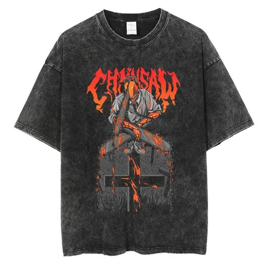 Devil Hunter Anime Shirt, Gift for Him, Birthday Gift, Anime Lover Shirt Cotton Crewneck Sweatshirt, Hoodie, Comfort Colors